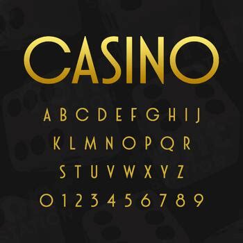 casino fonts|casino schriftart.